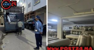 جمارك تطوان تحجز كمية مهمة من الأثواب داخل مخزنين بحي بوسافو