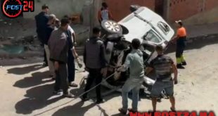 تطوان: مصرع سائق متأثرا بإصاباته إثر حادثة سير خطيرة بمنحدر حي البير